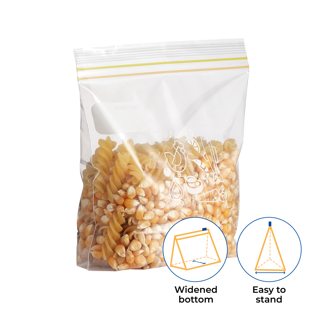 Waterdrop Food Storage Bag, for Microwave, Fridge, Freezer, Pack of 30, 14 x 16 cm