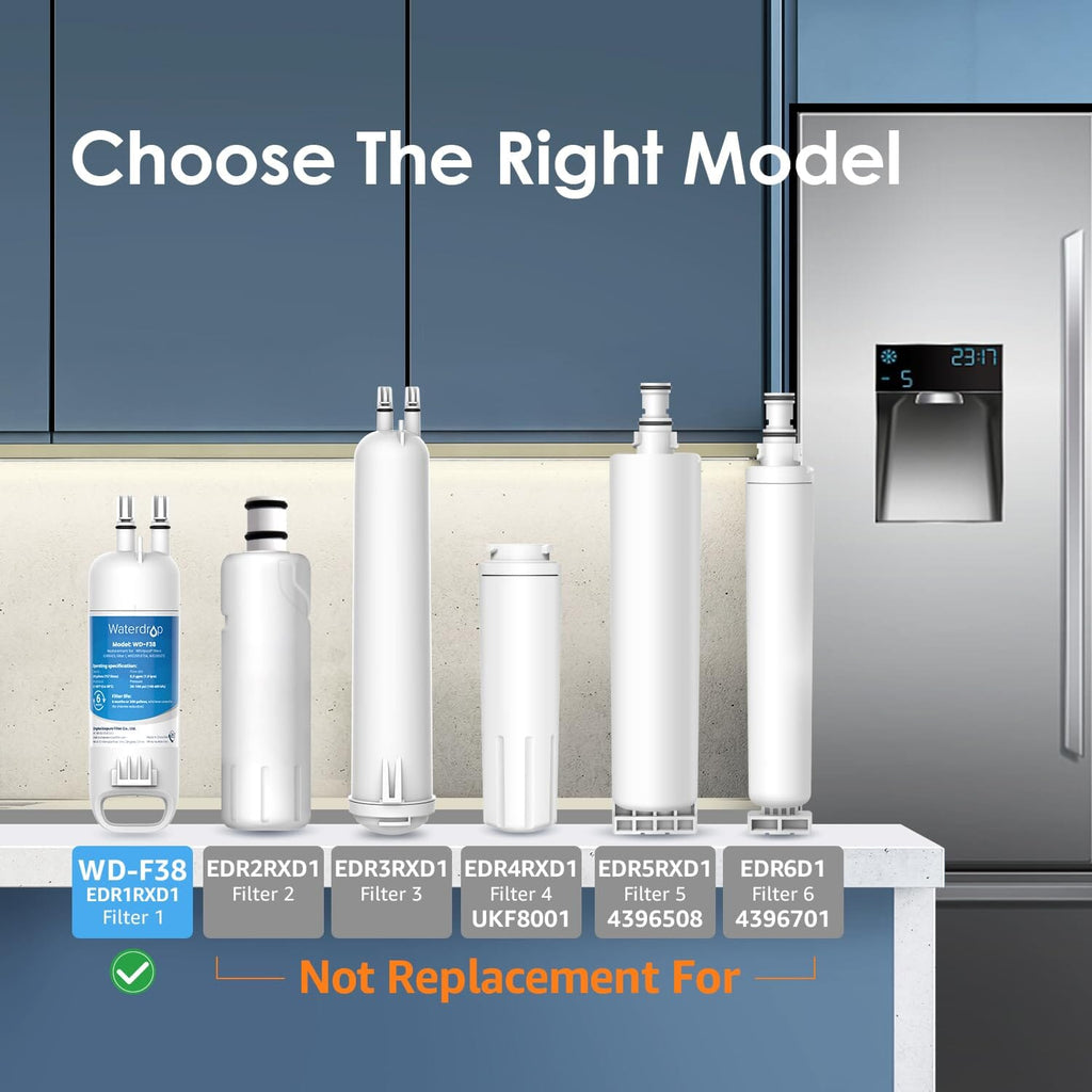 Waterdrop Replacement for W10295370A, Everydrop® Filter 1 Refrigerator Water Filter