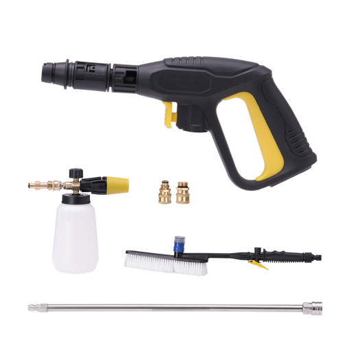 Waterdrop Spotless Car Wash System Accessories with spray guns, nozzles, extension bars, gun stem, Foam cannons, Car wash brush and matching removable handle