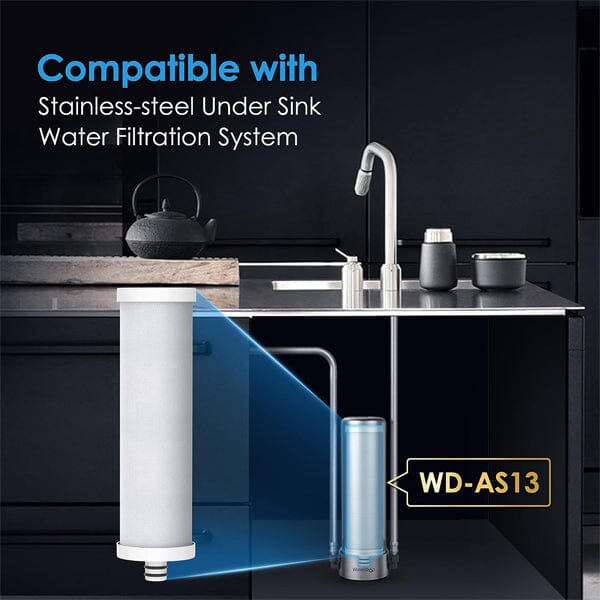 12-month Filter Lifespan Under Sink Replacement Water Filter for AS13