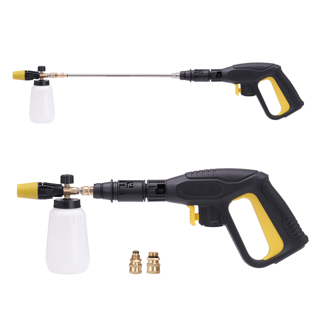 Waterdrop Spotless Car Wash System Accessories with spray guns, nozzles, extension bars, gun stem, Foam cannons, Car wash brush and matching removable handle