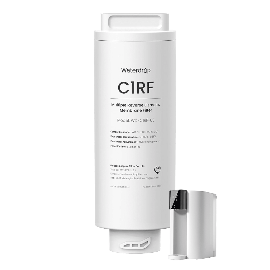 WD-C1RF Filter for Waterdrop C1S & C1H Reverse Osmosis System, 2-YEAR COMBO