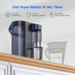 Compact Electric Water Filter Pitcher ED02, 200-Gallon Filter for Fridge