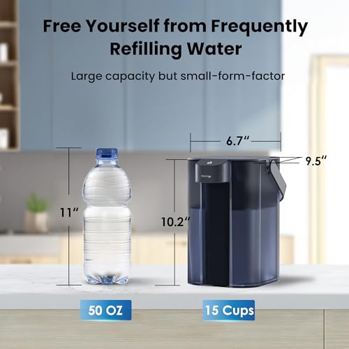 Countertop Electric Water Filter Pitcher ED01A, Alkaline Water Dispenser