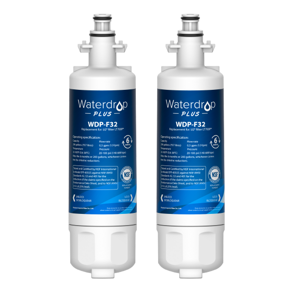 Waterdrop Replacement for LG® Fridge Water Filter LT700P® ADQ36006101