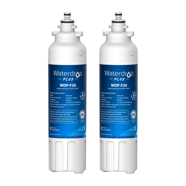 Waterdrop Replacement for LG Fridge Water Filter LT800P ADQ73613401