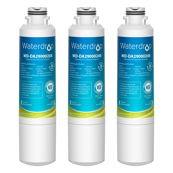 Waterdrop Replacement for Samsung DA29-00020B Refrigerator Water Filter