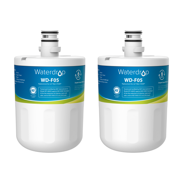 Waterdrop Replacement for LG® LT500P® 5231JA2002A Refrigerator Water Filter