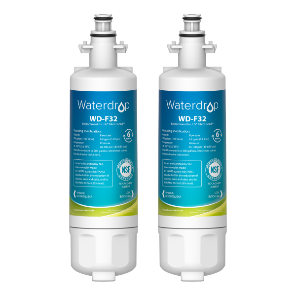 Waterdrop Replacement for LG® IT700P, ADQ36006101, KENMORE 469690  Water Filter-for $15 gift card