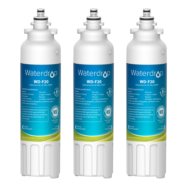 Waterdrop Replacement for LG® LT800P® ADQ73613401 Water Filter