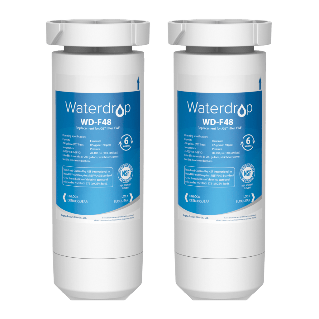 Waterdrop Replacement for GE XWF Refrigerator Water Filter