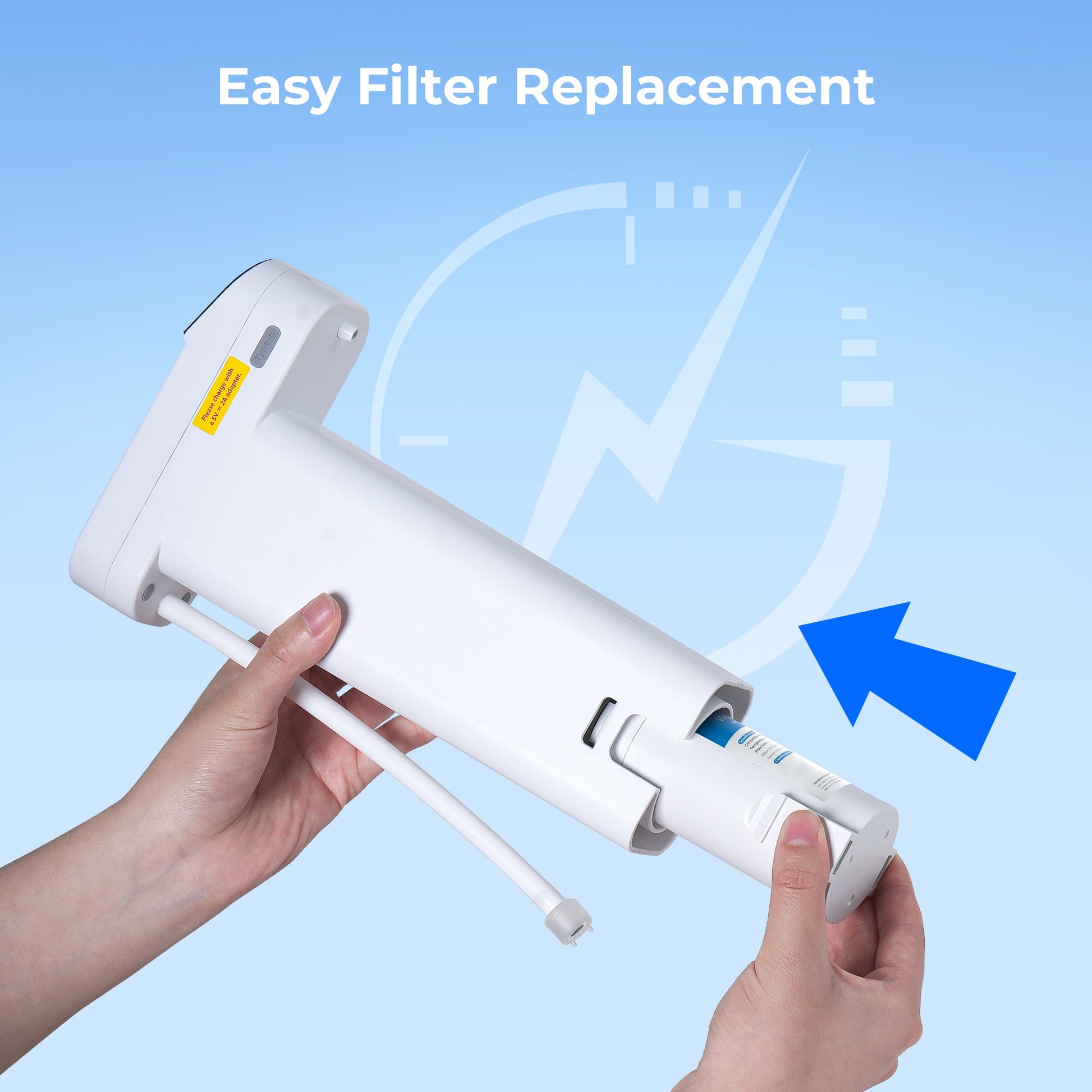 Replacement Filter for Countertop Electric Water Pitcher ED01A