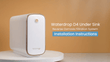 Tankless Reverse Osmosis System with small size, replacement filter once a year - Waterdrop D4