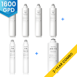 Waterdrop X16 RO System Replacement Filter Combo Set - 1600GPD