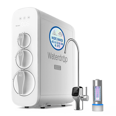 Test-800 GPD Tankless RO System with UV Sterilizing Light - Waterdrop G3P800