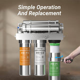 Waterdrop H9 Replacement Filter, 1-Year Combo, Pack of 2 WD-H9-P1, 1 WD-H9-C2, 2 WD-H9-P3