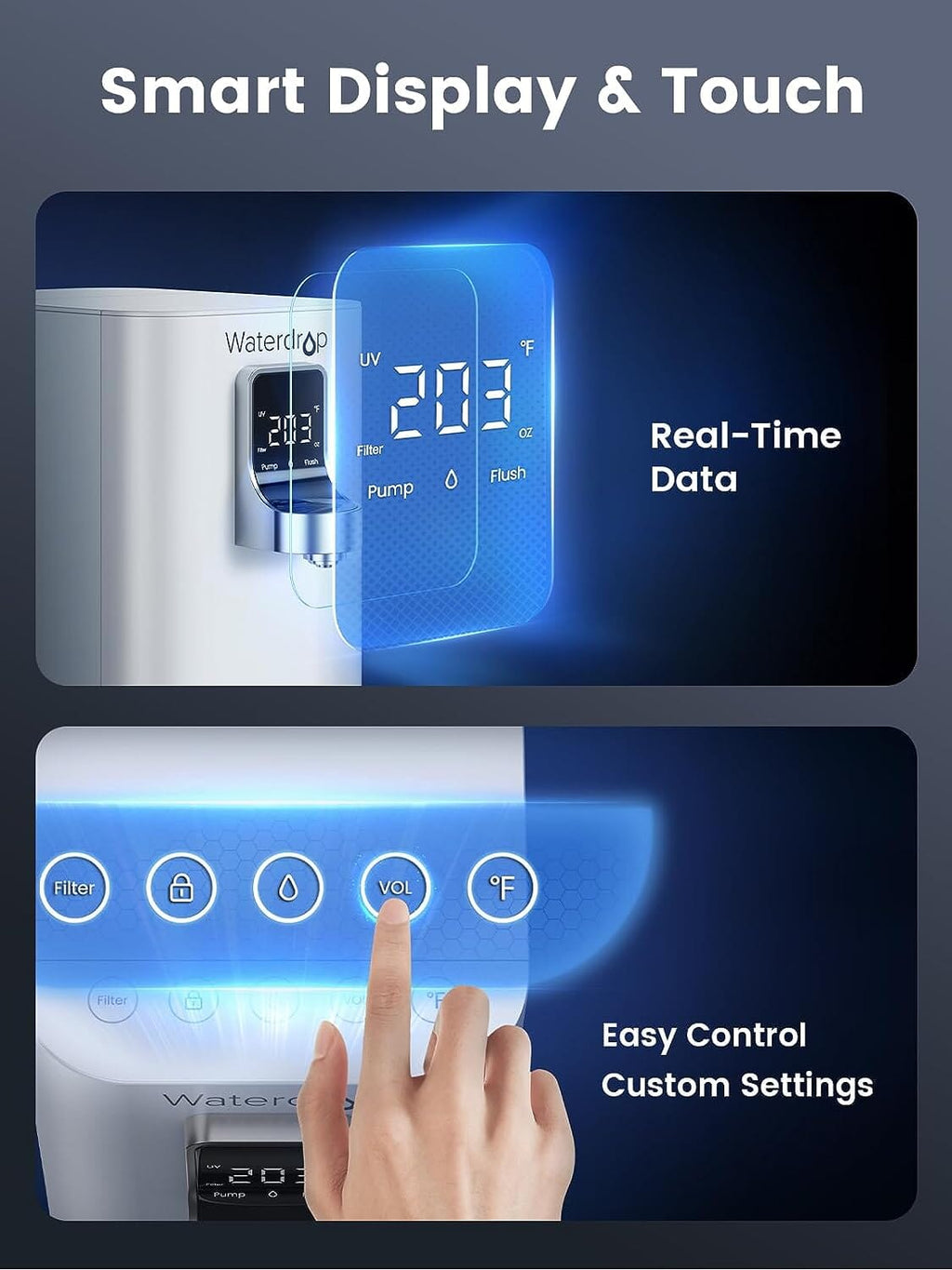 K19-H Instant Hot Countertop RO System with an Extra One-Year Filter Combo
