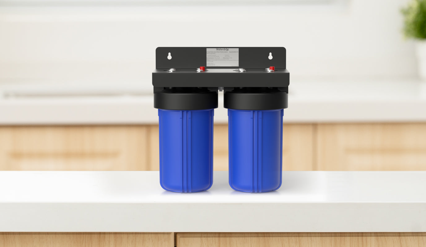 Waterdrop WHF21-PG 5 Micron 2-Stage Whole House Water Filtration System