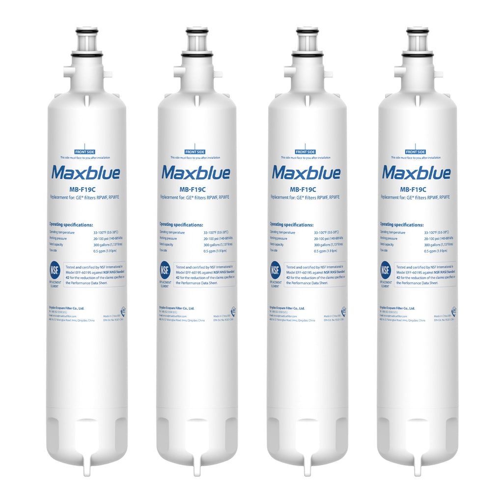 Maxblue Replacement for GE® RPWFE Refrigerator Water Filter (with CHIP)