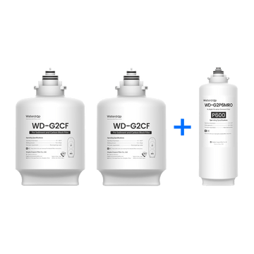 Waterdrop G2P600 RO System Replacement Filters Set - 600 GPD