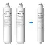 Waterdrop X12-Basic RO System Replacement Filter Combo Set - 120GPD