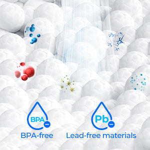 Waterdrop 5 Micron 10" x 2.5" Whole House Sediment Home Water Filter Cartridge Replacement for Any 10 inch RO Unit 4pcs