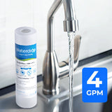 Waterdrop 5 Micron 10" x 2.5" Whole House Sediment Home Water Filter Cartridge Replacement for Any 10 inch RO Unit 6pcs