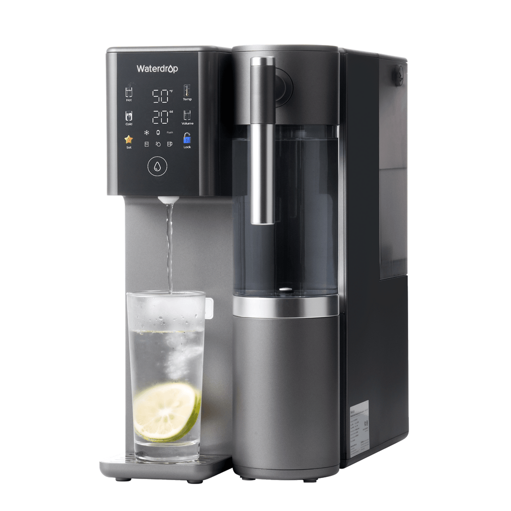 Waterdrop A2 Reverse Osmosis Hot Cold Water Dispenser with Replacement Pitcher Combo NO poster