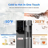 Waterdrop A2 Reverse Osmosis Hot Cold Water Dispenser with Replacement Pitcher Combo NO poster