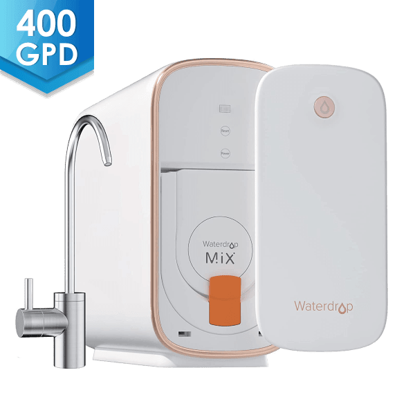 Tankless Reverse Osmosis System with small size, replacement filter once a year - Waterdrop D4