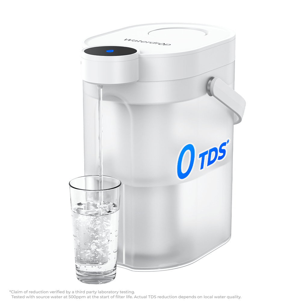 WD-ED05TW 0 TDS Countertop Water Filter Dispenser for Pure, Fresh Water