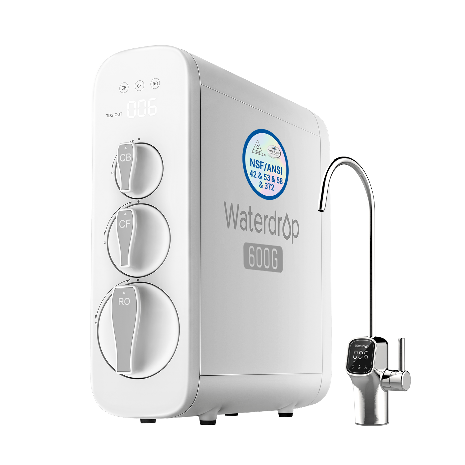 G3P600 Reverse Osmosis System - Waterdrop G3P600