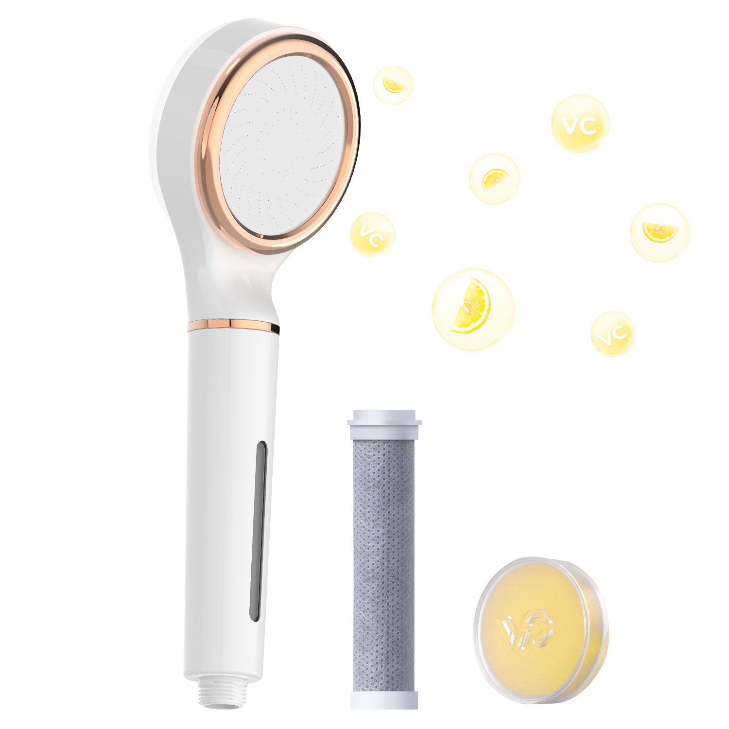 Waterdrop handheld shower head, Vitamin C serum replacement for SF02-SL & SF02-SR, limon, 3 Pack