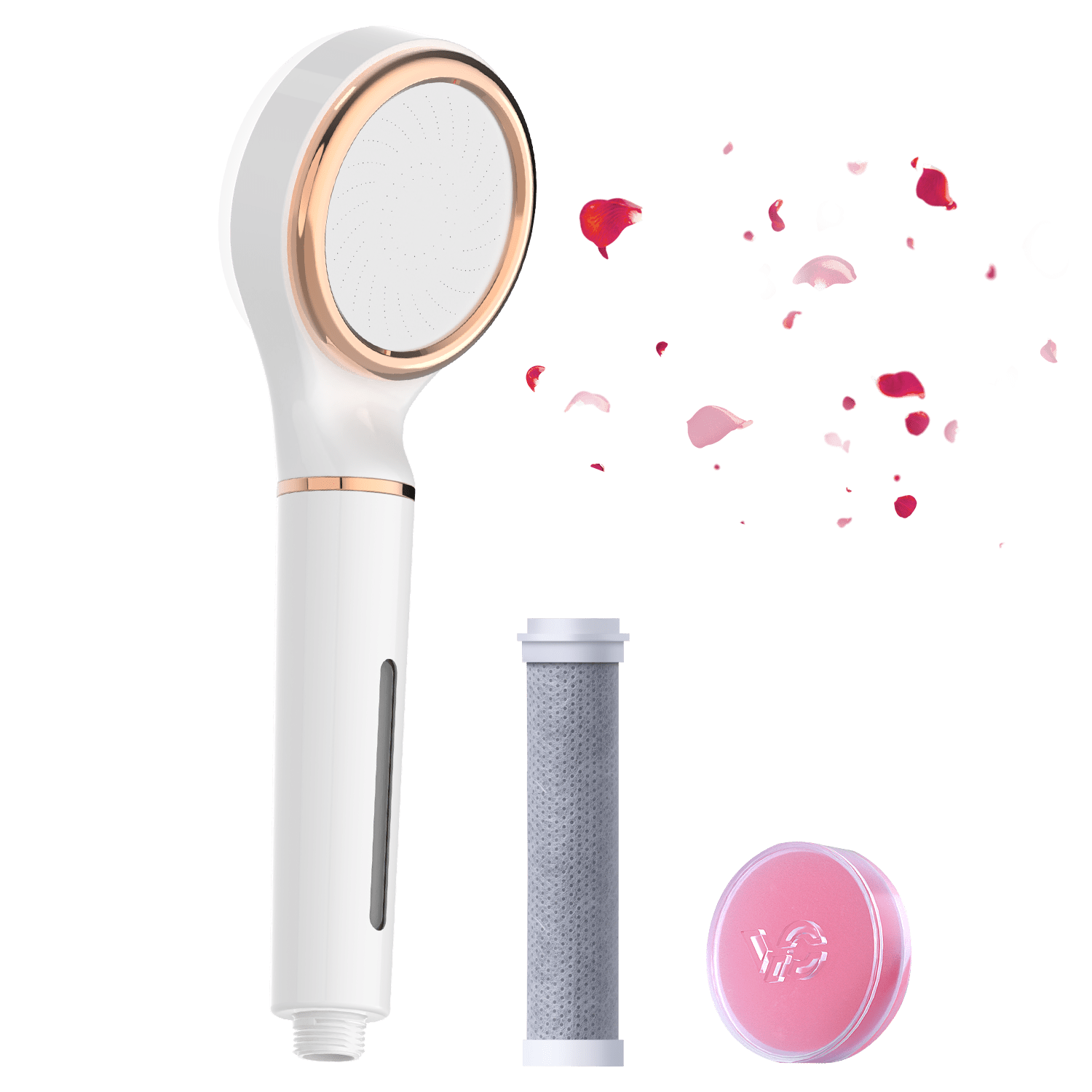 Waterdrop handheld shower head, Vitamin C serum replacement for SF02-SL & SF02-SR, Rose Flavor, 3 Pack