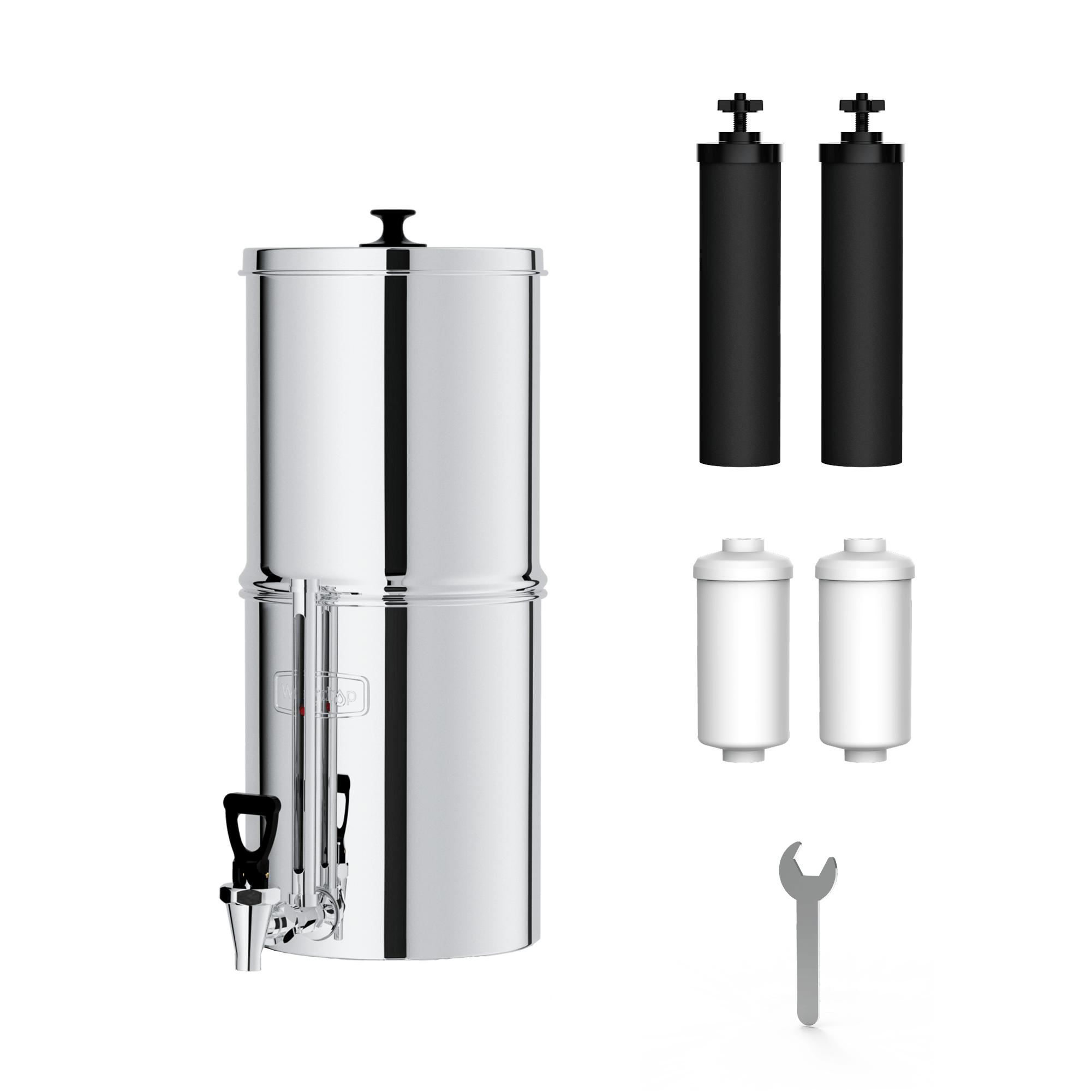 Waterdrop 2.25-gallon King Tank Gravity Water Filter System, Without Stand