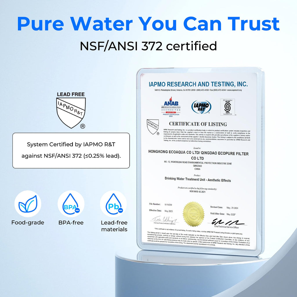 Waterdrop UA-5Y 5 Years Under Sink Water Filter System