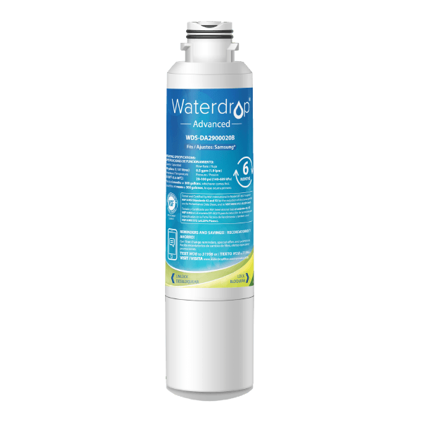 Waterdrop Replacement for Samsung DA29-00020B Refrigerator Water Filter