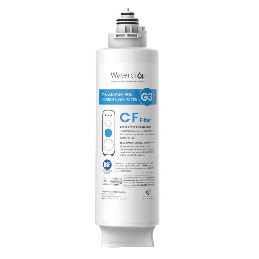 CF Filter for Waterdrop G3P800 & G3P600 & G3 RO System