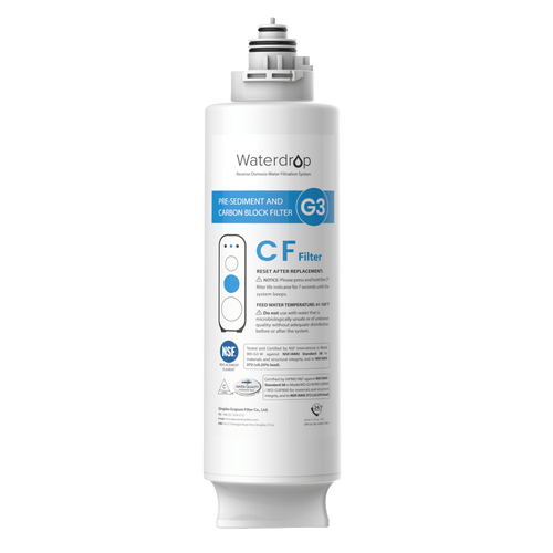 CF Filter for Waterdrop G3P800 & G3P600 & G3 RO System