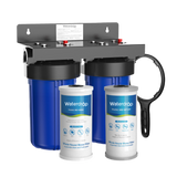 Waterdrop 2-Stage Whole House Water Filter System Reduce Iron&Manganese