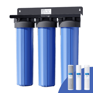 Waterdrop 3-Stage Whole House Water Filter System with Carbon Filter & Sediment Filter