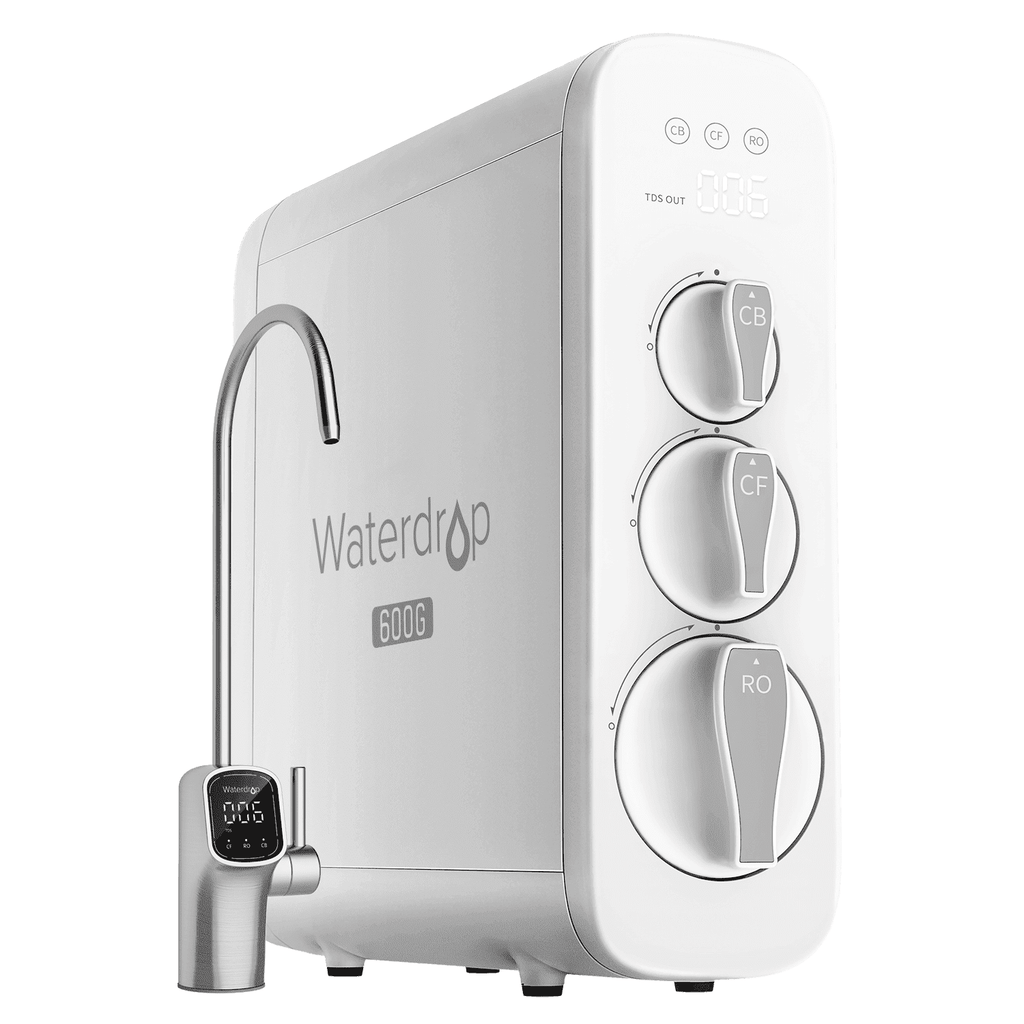 G3P600 Tankless RO System with Extra Plus a CF Filter - Waterdrop G3P600