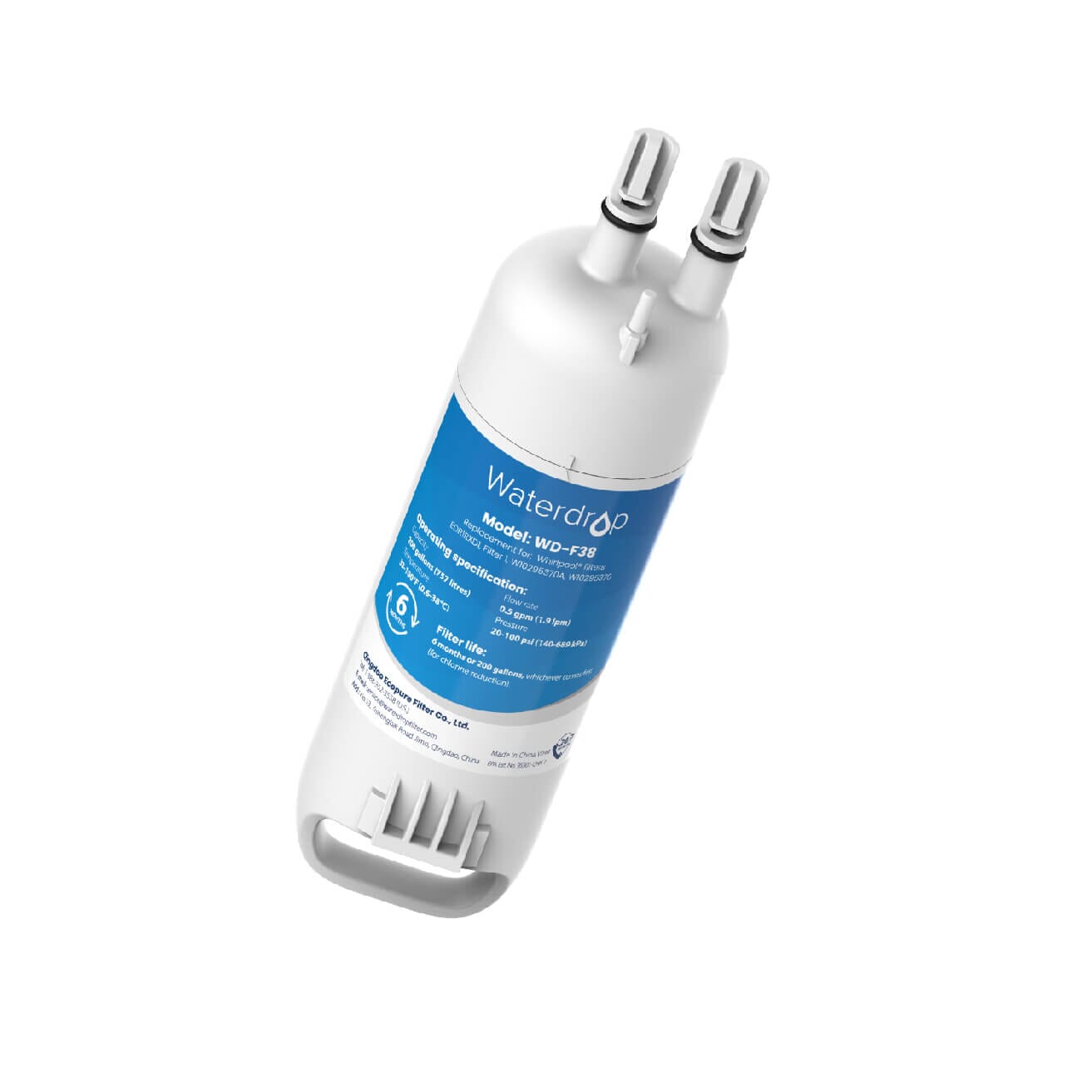 Waterdrop Replacement for W10295370A, Everydrop® Filter 1 Refrigerator Water Filter