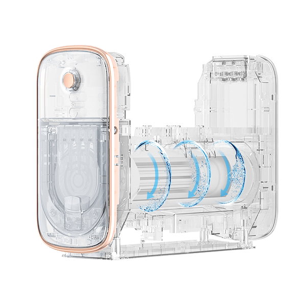 Tankless Reverse Osmosis System with small size, replacement filter once a year - Waterdrop D4