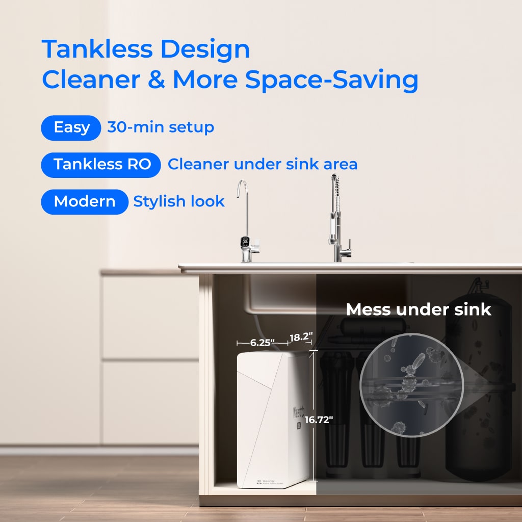 Waterdrop X Series Reverse Osmosis System, X8-PRO
